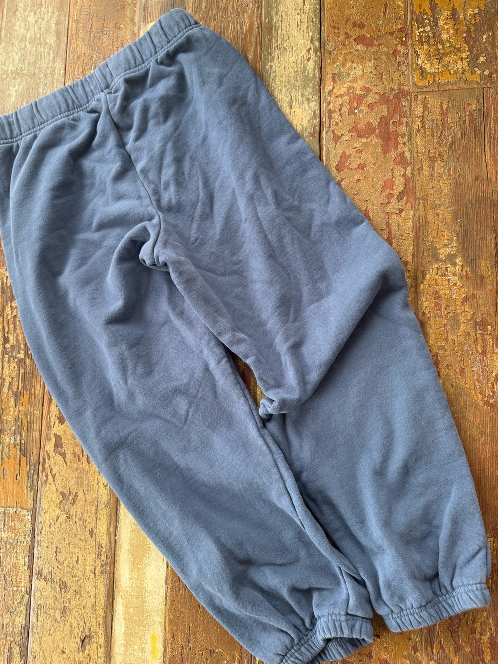 Badwood Premium Unisex Jogger Sweatpants in Denim Blue Loungewear Casual | XS - Picture 5 of 6